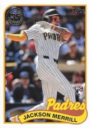 2024 Topps Update 1989 Topps Baseball 35th Anniversary Jackson Merrill #89US-35 card