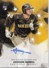 2024 Topps Update Baseball Stars Autographs Jackson Merrill #BSAU-JM card