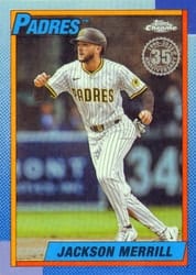 2025 Topps Chrome Update 1990 Topps Chrome Jackson Merrill #90CU-5 card