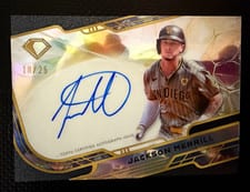 2025 Topps Diamond Icons Icons Chrome Autographs Jackson Merrill #ACC-JM card