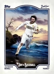 2025 Topps X Bob Ross: The Joy of Baseball Base Set Jackson Merrill #39 card