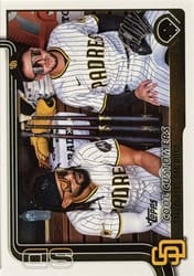 2025 Topps Update Base Set Jackson Merrill/Fernando Tatis Jr. Combo #US221 card