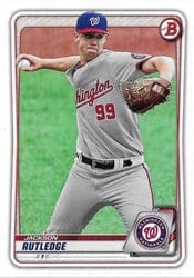 2020 Bowman Draft Base Set Jackson Rutledge #BD-177 card