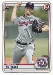 2020 Bowman Prospects Jackson Rutledge #BP-91 card