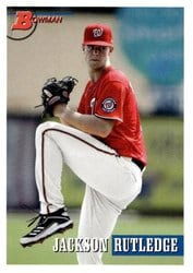 2021 Bowman Heritage Base Set Jackson Rutledge #224 card