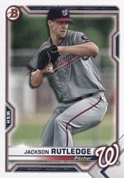 2021 Bowman Prospects Jackson Rutledge #BP-103 card
