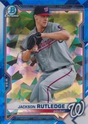 2021 Bowman Sapphire Edition Base Set Jackson Rutledge #BCP-103 card