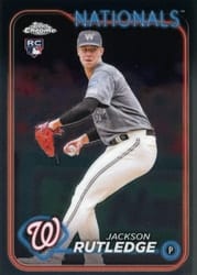 2024 Topps Chrome Base Set Jackson Rutledge #42 card