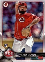 2018 Bowman Base Set Jackson Stephens #48 card