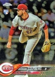 2018 Topps Chrome Base Set Jackson Stephens #110 card