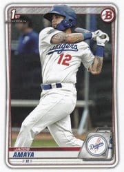 2020 Bowman Prospects Jacob Amaya #BP-3 card