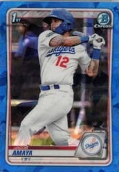 2020 Bowman Sapphire Edition Base Set Jacob Amaya #BCP-3 card
