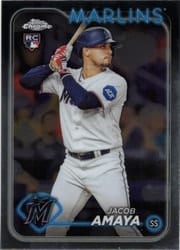 2024 Topps Chrome Base Set Jacob Amaya #92 card