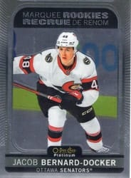 2021-22 O-Pee-Chee Platinum Base Set Jacob Bernard-Docker #227 card
