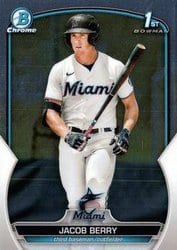 2023 Bowman Chrome Prospects Jacob Berry #BCP-108 card