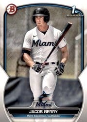 2023 Bowman Prospects Jacob Berry #BP-108 card