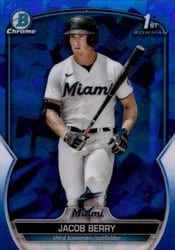 2023 Bowman Sapphire Edition Base Set Jacob Berry #BCP-108 card