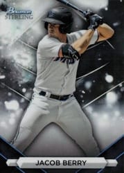 2023 Bowman Sterling Base Set Jacob Berry #BSP-66 card