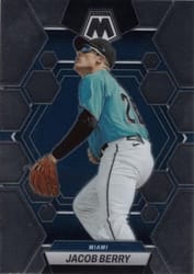2023 Panini Chronicles Mosaic Jacob Berry #6 card