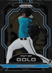 2023 Panini Prizm Pot of Gold Jacob Berry #PG10 card