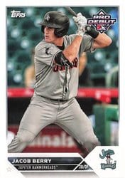 2023 Topps Pro Debut Base Set Jacob Berry #PD-58 card