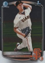 2025 Bowman Chrome Prospects Jacob Bresnahan #BCP-53 card