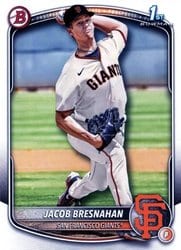 2025 Bowman Prospects Jacob Bresnahan #BP-53 card
