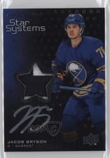 2021-22 Upper Deck Premier Star Systems Rookies Autograph Patch Jacob Bryson #SSR-JB card