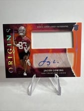 2024 Panini Origins Rookie Jumbo Jersey Autographs Jacob Cowing #RJA-JCO card