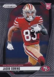 2024 Panini Prizm Base Set Jacob Cowing #335 card
