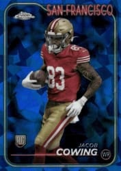 2024 Topps Chrome Sapphire Edition Base Set Jacob Cowing #285 card