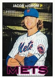 2016 Topps Heritage Base Set Jacob DeGrom #495b card