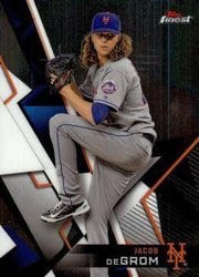 2018 Finest Base Set Jacob deGrom #19 card