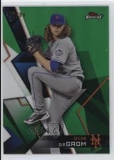 2018 Topps Finest Jacob deGrom Refractor #19 card