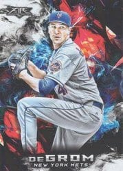2018 Topps Fire Base Set Jacob deGrom #94 card