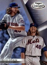 2018 Topps Gold Label Base Set Jacob deGrom #63 card