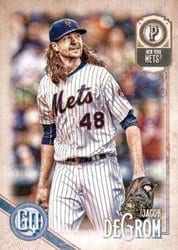 2018 Topps Gypsy Queen Base Set Jacob deGrom #176 card