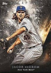 2018 Topps Inception Base Set Jacob deGrom #82 card