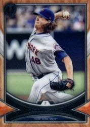 2018 Topps Tribute Base Set Jacob deGrom #18 card