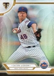 2018 Topps Triple Threads Base Set Jacob deGrom #36 card