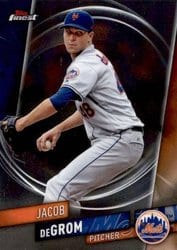 2019 Finest Base Set Jacob deGrom #50 card
