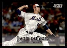 2019 Stadium Club Jacob deGrom Black Foil #133 card