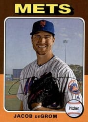 2019 Topps Archives Base Set Jacob deGrom #199 card