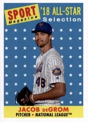 2019 Topps Archives Base Set Jacob deGrom #304 card
