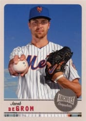 2019 Topps Archives Snapshots Base Set Jacob deGrom #AS-JD card