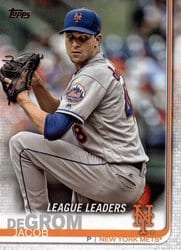 2019 Topps Base Set Jacob deGrom #19 card