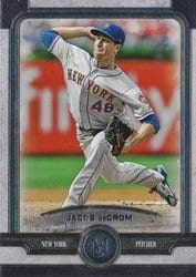 2019 Topps Museum Collection Base Set Jacob deGrom #54 card