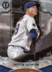 2019 Topps Tribute Base Set Jacob deGrom #22 card