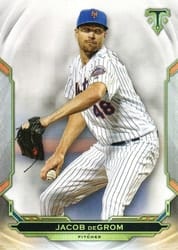 2019 Topps Triple Threads Base Set Jacob deGrom #99 card