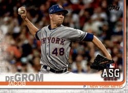 2019 Topps Update Base Set Jacob deGrom #US267 card